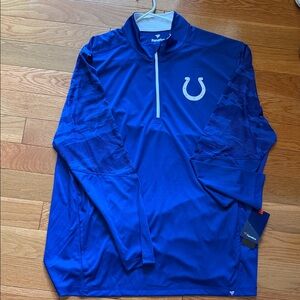 Fanatics Men's Royal Blue lightweight Indiana Colts zip up